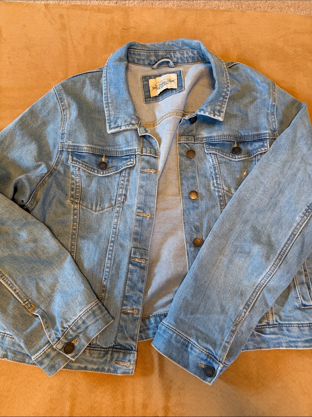 Light Blue Denim Jacket - Classic Trucker Style
